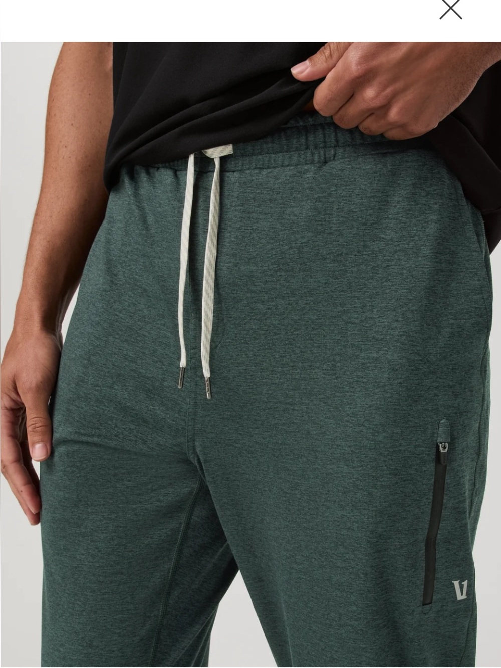 Vuori men’s Sunday performance joggers hemlock green XL